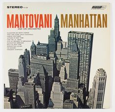 an old book with the title mantovni manhattan and other great cities written on it