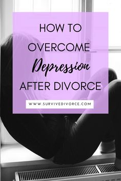 Divorce is a form of loss and it very commonly leads to divorce depression. This guide on how to overcome depression after divorce will help if you find yourself feeling anxious and sad after divorce. Learn the 5 stages of grief, symptoms of depression, when to seek help and more. #depressionadvice #depressionhelp #depressiontips How To Overcome Divorce, Stages Of Divorce, Getting Over Divorce, Survive Divorce, Infidelity Recovery, Divorce Tips