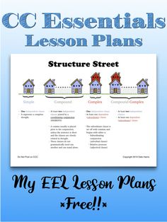 a poster with text that says cc essentials student handouts structure street great for students, parents and visual learners