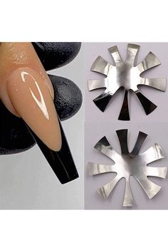 White French Nails, Colored Nail Tips, Nail Effects, How To Cut Nails, French Nail Art, Lines On Nails, French Nail Designs, Nail Art Kit, Trim Nails