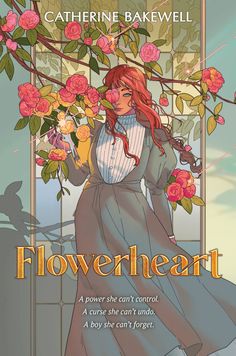 the cover to flower heart by cathrine bakwelll, illustrated by author