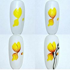 Fruit Nail Designs, Sundress Vintage, Summer Dress Beach, Yellow Nail Art, Animal Nail Art, Nail Design Video