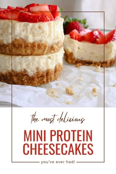 the most delicious mini protein cheesecakes you've ever had are on sale