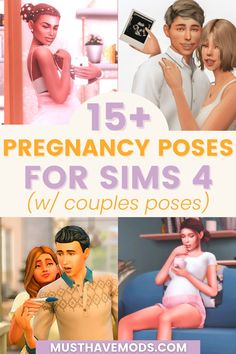 sims 4 pregnancy poses Sims 4 Pregnancy Poses, Pregnant Sims, Sims 4 Pregnancy, Cute Sims, Sims Pregnant, Pregnancy Poses, Sims 4 Couple Poses, Sims 4 Family