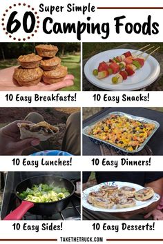 the ultimate guide to camping foods that are easy and fun for kids, teens or adults