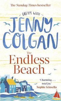 the endless beach by jenny colgann is shown in this book cover art for an upcoming novel