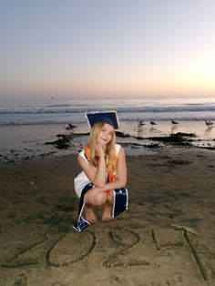 #classof2024 #graduation #gradpics #csuf #beach #orangecounty Senior Photo Beach Ideas, Graduation Photoshoot Ideas Beach, Beach Sunset Grad Pics, Unique Senior Pictures Beach, Beach Pictures Graduation, Senior Pics Ideas Beach, Grad Pics At The Beach, Sunrise Graduation Pictures, Cute Beach Senior Pictures