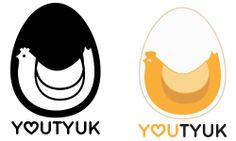 the logo for youtyuk and youtuk is shown in three different colors