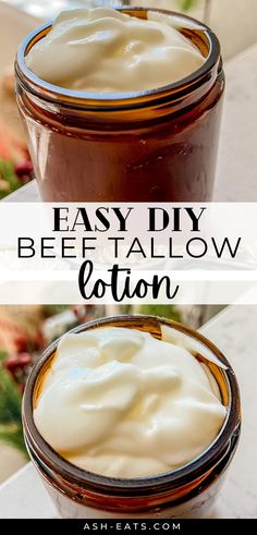 Beef Tallow Balm Recipe, Magnesium Tallow Lotion, How To Make Beef Tallow Moisturizer, Beef Tallow Moisturizer Recipe, How To Make Beef Tallow Lotion, How To Make Whipped Tallow Lotion, How To Can Beef Tallow, Homemade Beef Tallow Lotion, Liquid Tallow Soap Recipe