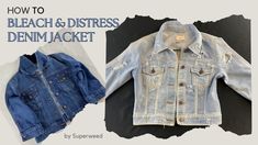 How To Distress Denim Jacket Diy, How To Distress Denim Jacket