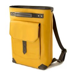 Kipso backpack in Yellow Handmade by Pickpocket®bags More info: http://pickpocketbags.net/portfolio/kipso/ Hammock Bag, Backpack Travel, Bag Style