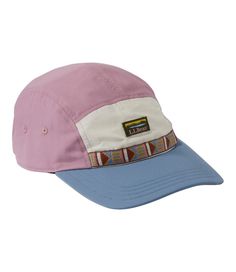 Lightweight, weather-ready and perfect for three-season wear, this five-panel hat with a fun colorblock design is made from the same water-resistant fabric as our Mountain Classic Anorak. Relaxed Fit. UPF 50+ rated fabric blocks at least 97. 5% of the sun's UV rays – 10x more than a white cotton tee. Internal sweatband is a moisture-wicking blend of 60% polyester and 40% Coolmax polyester®. Wind- and water-resistant supplex nylon fabric. Machine wash and dry. Imported. | Adults' Mountain Classic 5 Panel Hat Women, Cap Inspiration, Five Panel Hat, Fabric Blocks, Retro Hat, Hiking Hat, Retro Hats, Camp Style, Men's Baseball Cap