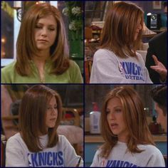 Rachel Green Haircut Layers Medium, Rachel Green Hair Color, Jen Aniston Hair, Friends Season 3, Green Hair Color, Rachel Green Hair, Rachel Haircut, Rachel Hair, Rachel Friends