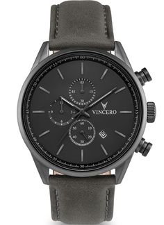 Vincero watches is one of the best watches in the market you'll get, with best quality and durability this is beast. Vincero Watches, Men's Watches Luxury, Big Watches, Leather Watch Band, Analog Watch, Swiss Watches