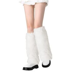 Fuzzy Leg Warmers, 80s Socks, Fuzzy Shoes, Boot Covers, Party Costumes, Boot Cuffs, Girls Black