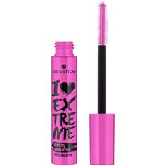 Get ready to take your lashes to the extreme with essence I Love Extreme Crazy Volume Mascara. The ultra black formula and extra-large plastic brush work together to give your lashes spectacular volume that you won't believe. The creamy texture covers each individual lash, leaving you with a bold and dramatic lash look. Say goodbye to wimpy lashes and hello to extreme and crazy volume with this must-have mascara! Essence Make Up, Best Drugstore Mascara, Makeup Korea, Voluminous Mascara, Drugstore Mascara, Essence Makeup, Full Lashes, Essence Cosmetics, Mascara Tips