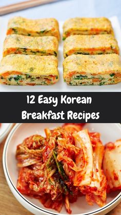 korean breakfast recipes that are easy to make and delicious