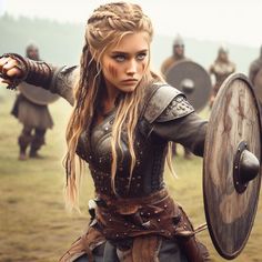 Viking warrior woman #zicxa-photos #zicxa #images #background #wallpaper #freepik #shutterstock #VN Viking Princess, Vikings Halloween, Viking Hairstyles, Viking Warrior Woman, Viking Aesthetic, Viking Ships, Dragon Riders, Warrior Outfit, Fair Outfits