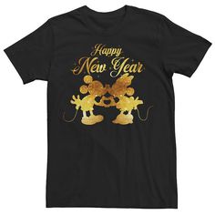 Ring in the new year in style with this men's Mickey Mouse New Years tee. Â©Disney Crewneck Short sleevesFABRIC & CARE Cotton Machine wash Imported Ring in the new year in style with this men's Mickey Mouse New Years tee. Â©Disney Licensed Character Ring in the new year in style with this men's Mickey Mouse New Years tee. Â©Disney Color: Black. Gender: male. Age Group: adult. Pattern: Graphic. Disney New Years Shirts, Disney New Year, Disney Crewneck, Cricut Supplies, New Years Shirts, Ring In The New Year, Disney Colors, Cricut Designs, Disney Shirts