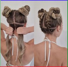 This post: 28 Fun Graduation Party Finger Food Ideas / Post updated 2/2024 It’s hard to believe, but graduation season is creeping up on us, which means it’s time to… Summer Up Dos Long Hair, Braided Space Buns, Chic Bun, Space Buns, Peinados Fáciles Para Cabello Corto, Pool Day, Work Hairstyles, Hair Stylies