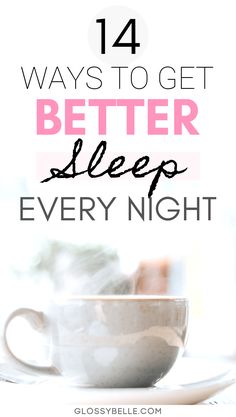 One of the worst things that can happen when you know you have a busy day ahead of you is to feel tired, fatigued, and unenergized. If you have trouble getting a good night's rest, here are 14 tips to get better sleep at night so you can feel more energized, productive, focused, and ready to take on the day! | productivity | fatigue | sleep better #selfcare #health #wellness #sleep #insomnia #bedtime #relaxation Bedtime Relaxation, Foods High In Magnesium, How Can I Sleep, Wellness Habits