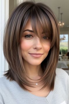 Gender Neutral Haircuts, Haircuts For Medium Length Hair, Layered Haircuts For Medium Hair, Hairstyle Trends, Shoulder Hair, Hair Balayage, Have Inspiration, Shoulder Length Hair Cuts, Haircuts For Medium Hair