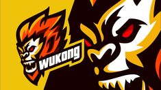 an image of a mascot with the word wknog on it's face