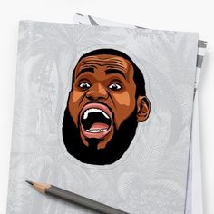 Get my art printed on awesome products. Support me at Redbubble #RBandME: http://www.redbubble.com/people/rodrigo93540961/works/45115258-lebron-james-23-lakers?p=transparent-sticker&asc=u