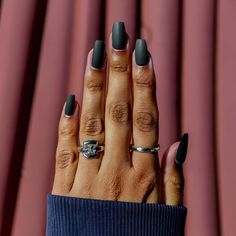 Dark nail design ideas perfect for bold and edgy styles Dark Blue Nails Design, Blue Nails Design