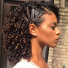 Natural Hair Pictures, Perm Rod Set, Long To Short Hair, Natural Hairstyles For Kids, Girls Natural Hairstyles, Natural Hair Styles Easy, Natural Hair Updo, Curly Girl Hairstyles