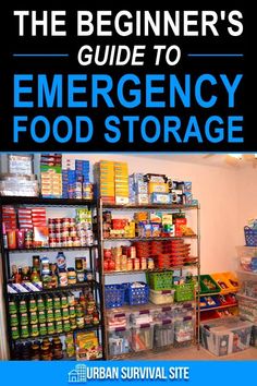 If you're new to food storage, you need to read this guide. It explains where to store your food, what kind of foods to store, how to store them, and more. Survival Foods, Stock Pile