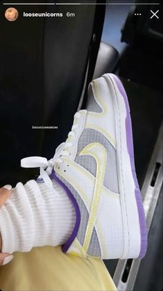 Cute Dunks, Purple Dunks, Dunks Outfits, Jordan Shoes Girls, Fresh Shoes, Cute Sneakers