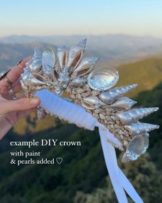 Bundle and save with this DIY mermaid crown kit. You'll receive 1 crown base and 150+ seashells to craft the crown of your dreams! ♡ Ready to ship 5-7 days from order date Sea Shell Wedding Crown, Mermaid Diy Crafts, Diy Mermaid Crown, Sea Crown, Mermaid Makeup Halloween, Shell Crowns, Seashell Crown, Diy Mermaid, Butterfly Crown