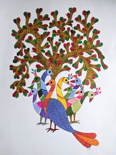 this is an image of birds in a tree