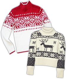 Fashion takes to the slopes - love the look of classic ski sweaters!  Still have all my reindeer sweaters! Alpine Fashion, Ski Ideas, Ski Sweaters, Career Services, Reindeer Sweater, Ski Sweater, Job Training, Ugly Sweater