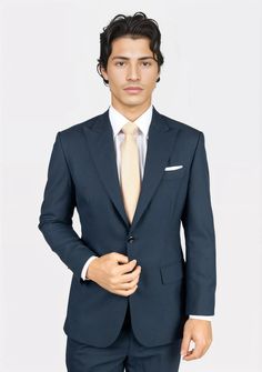 Bryant Aegean Sharkskin Blue Suit - SARTORO Professional Blue Suit With Notch Lapel, Blue Professional Three-piece Suit For Semi-formal Occasions, Blue Three-piece Suit For Formal Occasions, Blue Professional Three-piece Suit For Formal Occasions, Professional Blue Suits With Pressed Crease, Professional Blue Double Breasted Suit With Notch Lapel, Luxury Blue Suit And Tie Accessories For Semi-formal Occasions, Blue Notch Lapel Suit In Suiting Fabric, Blue Luxury Suits With Welt Pockets