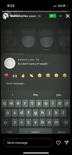 an iphone screen with the texting app on it, and two different emoticions