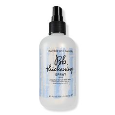 Thickening Blow-Dry Prep Spray - Bumble and bumble | Ulta Beauty Voluminous Blowout, Thickening Hair, Bumble And Bumble Thickening, Hair Thickening Spray, Bumble And Bumble, Blow Dry, Medium Hair, Makeup Trends, Ulta Beauty