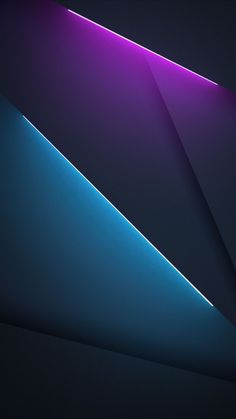 an abstract purple and blue wallpaper with lines in the center, on a black background