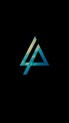 the letter a is made up of triangles