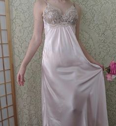 pretty pink lace dollcore dress, excellent condition. size S<3 Pink Satin Coquette Dress, Coquette Pink Dress For Wedding, Feminine Pink Lace Dress, Pink Satin Dress With Lace Trim, Vintage Satin Dress With Lace Trim, Pink Dress With Lace Trim For Wedding Night, Aliexpress Dresses, Beautiful Nightgown, Lace Coquette