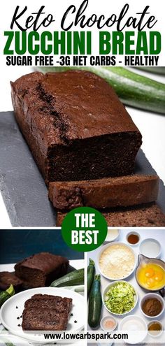 the best keto chocolate zucchini bread recipe