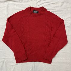 Good condition, measurements are shown in the last two photos. Feel free to DM any questions! Cable Pattern, Pullover Outfit, Minneapolis, Sweater Outfits, Knit Sweater, Knitting Patterns, Knitted Sweaters, Gender Neutral, Jumper