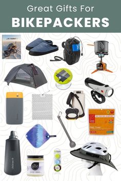 there are many different items that can be used for bikepackers and backpacks