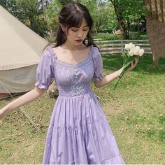 🔥Purple Square Neck Dress, French Vintage Dress, Puff Sleeve Dress, Morigirl Style Dress, Fairy Dress, Cottagecore Dress, Holiday Dress.🔥 🔥Good item🔥 Size: as shown in the figure Material: cotton, polyester Sleeve Length(cm): short Dresses Length: below the knee Occasion: daily, beach Wear, party, vacation, cruise, Street wear. ❤If you like, you can place an order directly, I will process the order in 1-3 days, try to ensure fast delivery speed. ❤If you have any questions, please contact me French Dresses, White Tight Dresses, Purple Long Dress, Maxi Dress Vintage, Spring Dresses Women, Floral Print Dress Long, French Dress, Fairy Dresses