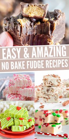 easy and amazing no bake fudge recipes