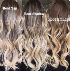 Shades Of Blonde Hair, Root Melt, Root Shadow, Tan Skin Blonde Hair, Balayage Blond, Color Rubio, Balayage Technique