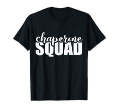 PRICES MAY VARY. Chaperone Squad Matching Group School Events. Be the coolest chaperone at your kids' school events and field trips with our Chaperone Squad Cool design. Specifically for parent chaperones like you This group chaperone Squad tee will get your group going and show your school who dedicated their mom time the best chaperones on prom day. Its not only the kids who can enjoy the prom. Wear this chaperone squad tee for all chaperones on prom. Lightweight, Classic fit, Double-needle sl Mom Time, The Prom, Field Trips, School Events, Cool Design, Field Trip, Way To Make Money, Branded T Shirts, Like You