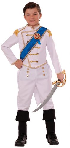 Child's Happily Ever After Prince Costume Prince Charming Costume, Prince Costume, Book Week Costume, Napoleon Bonaparte, Boy Costumes, Historical Dresses, Prince Charming, White Pants, Adult Costumes