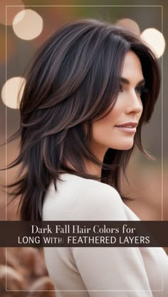 Dark Fall Hair Colors for Brunettes Long with a Braided Crown 🎉 Brunette Hair Ideas Fall, Brunette With Dark Blonde Highlights, Hair Color Ideas For Brunettes Cool Tone, Cool Toned Fall Hair, Fall 2024 Hairstyle Trends, Fall Brunette Hair Color Pale Skin, Brown Hair Color With Lowlights, Dark Hair Ideas For Fall, Dark Hair Lowlights Brunettes